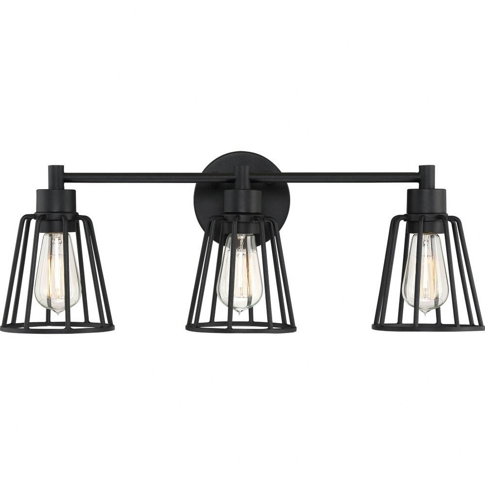 Atticus 3 Light Transitional Bath Vanity Approved for Damp Locations - 8.75 gallery