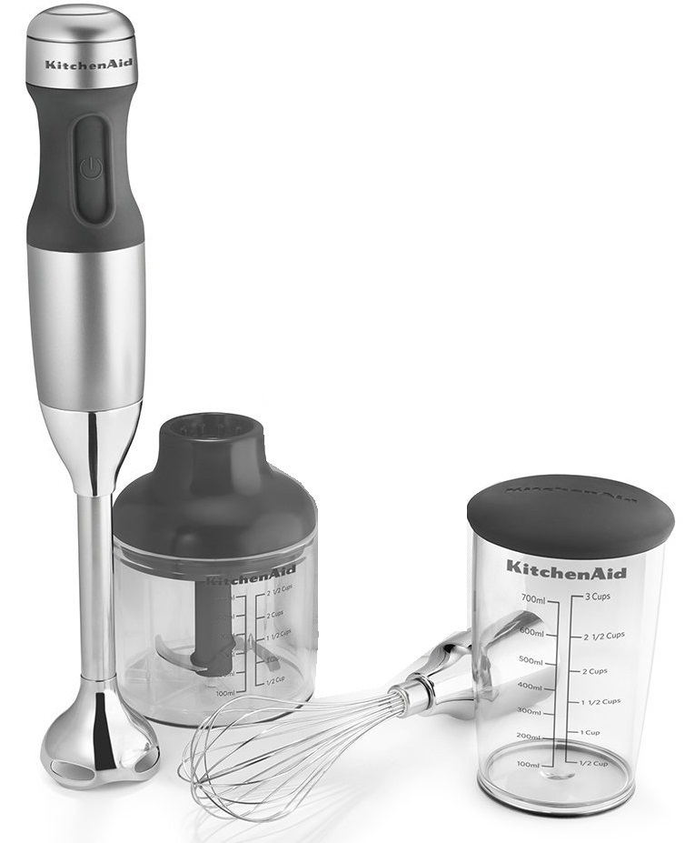 KitchenAid 3-Speed Immersion Hand Blender RR-KHB2351cu Silver, Used gallery