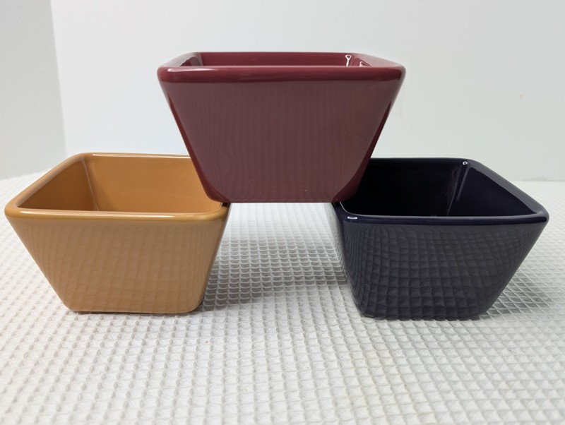 Pampered Chef Simple Additions 4.5" Square 3" Tall Dips Desserts Replacement gallery