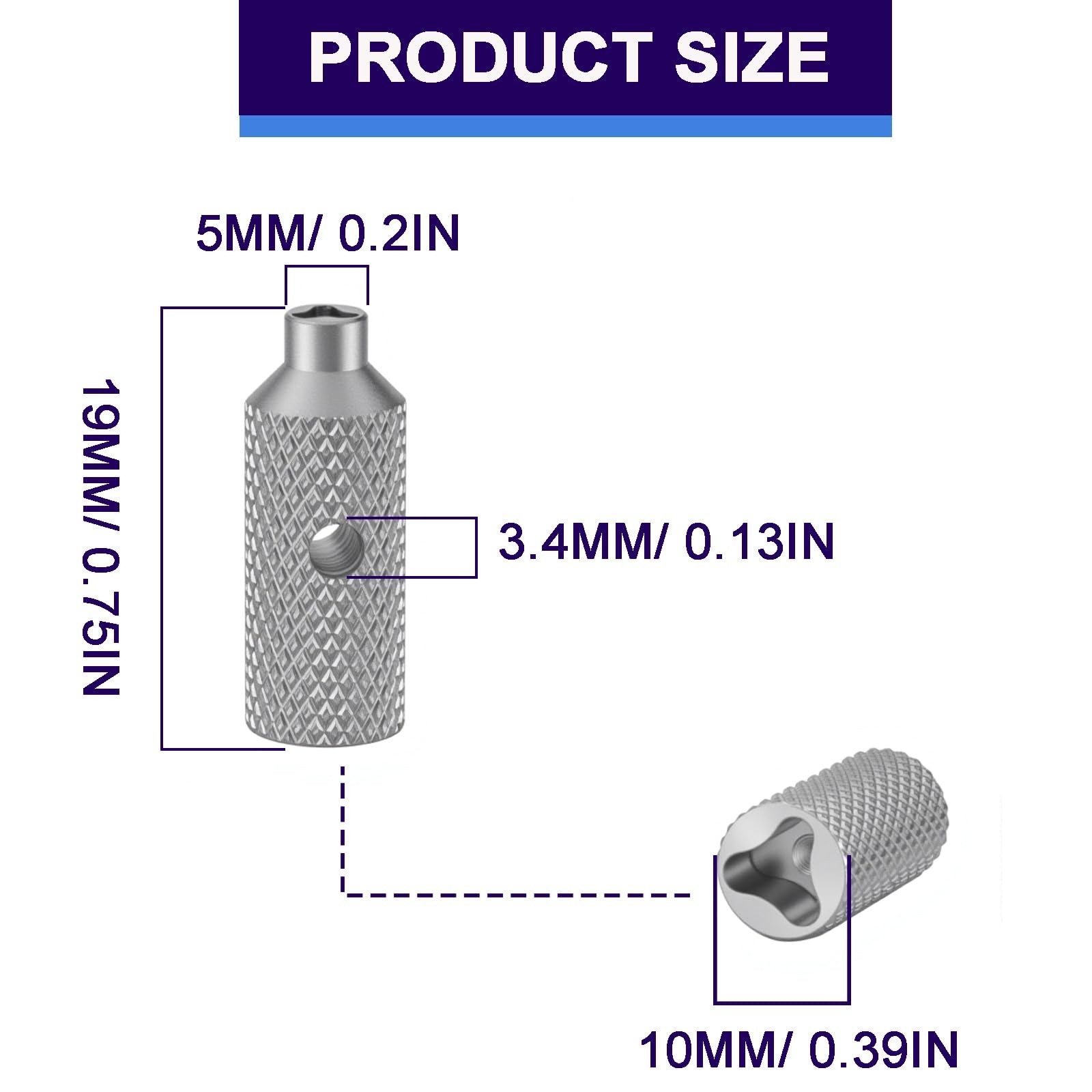 Triangle Screw & Driver Kit Compatible with 4 in x 0.7 in, as shown gallery
