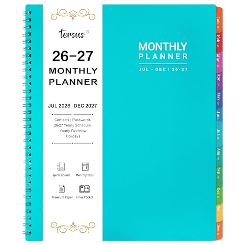 2026-2027 Monthly Planner - July 2026 - December 2027, 18 JUL 2026 - DEC 2027 gallery