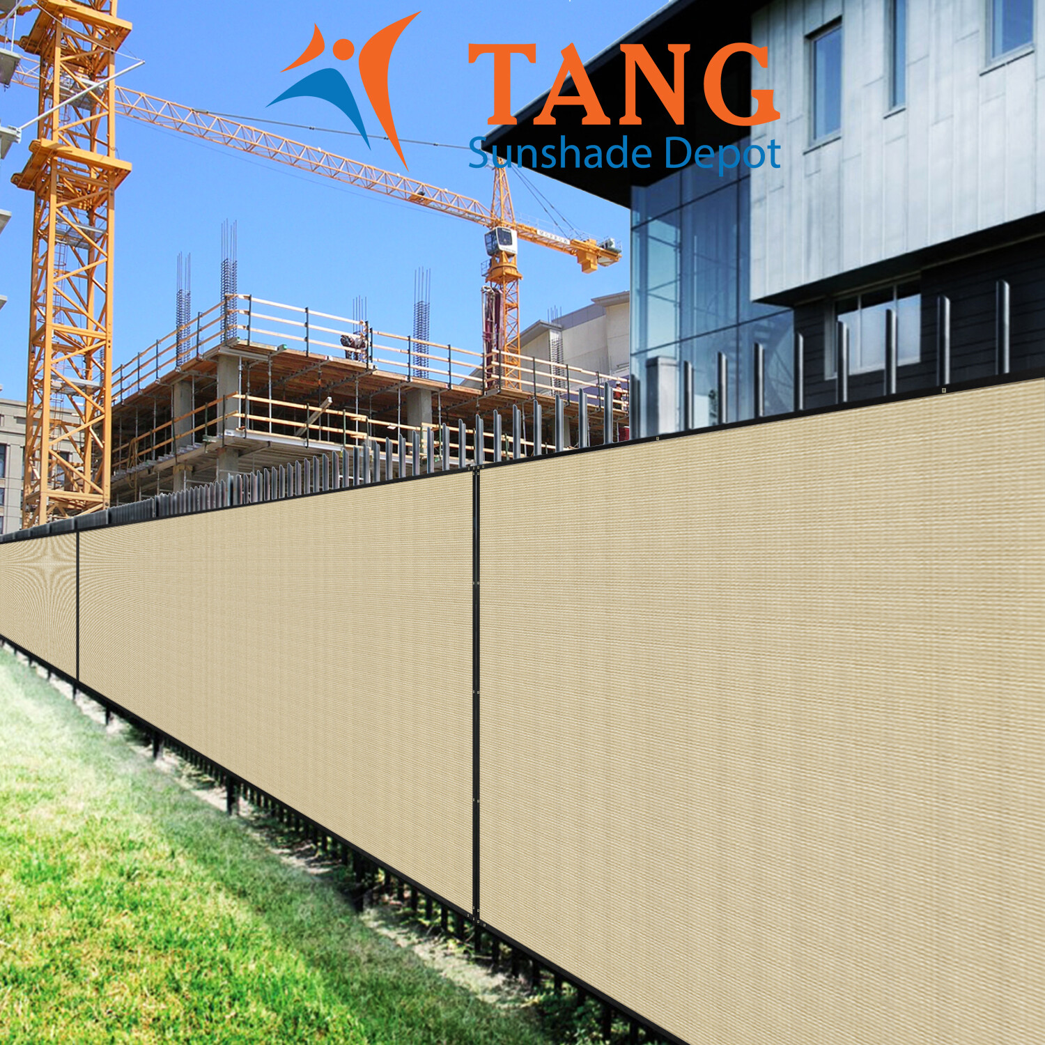 3ft Privacy Fence Screen Windscreen Garden Yard Sand Heavy Duty Shade Mesh Cover gallery