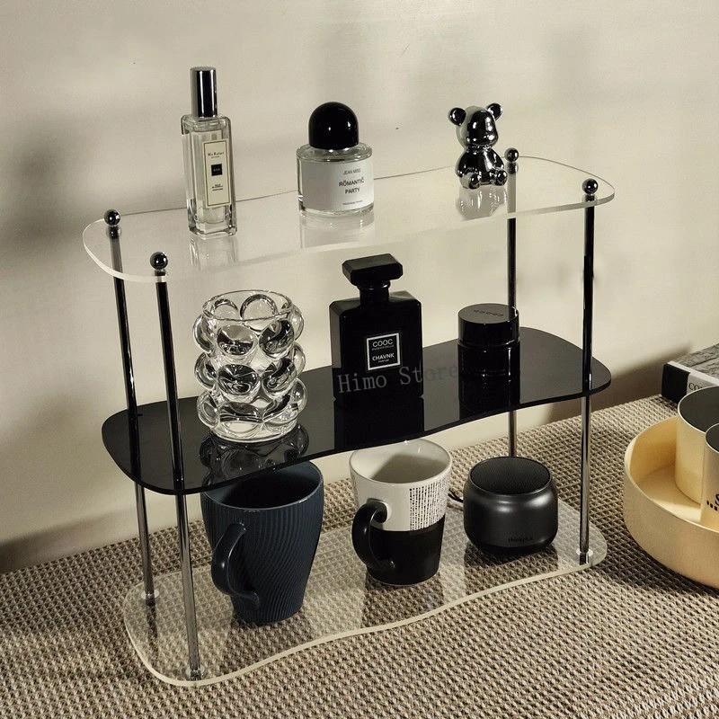 🪞 2-3 Layer Acrylic Desktop Storage Organizer — Modern Multi-Purpose Rack for B gallery
