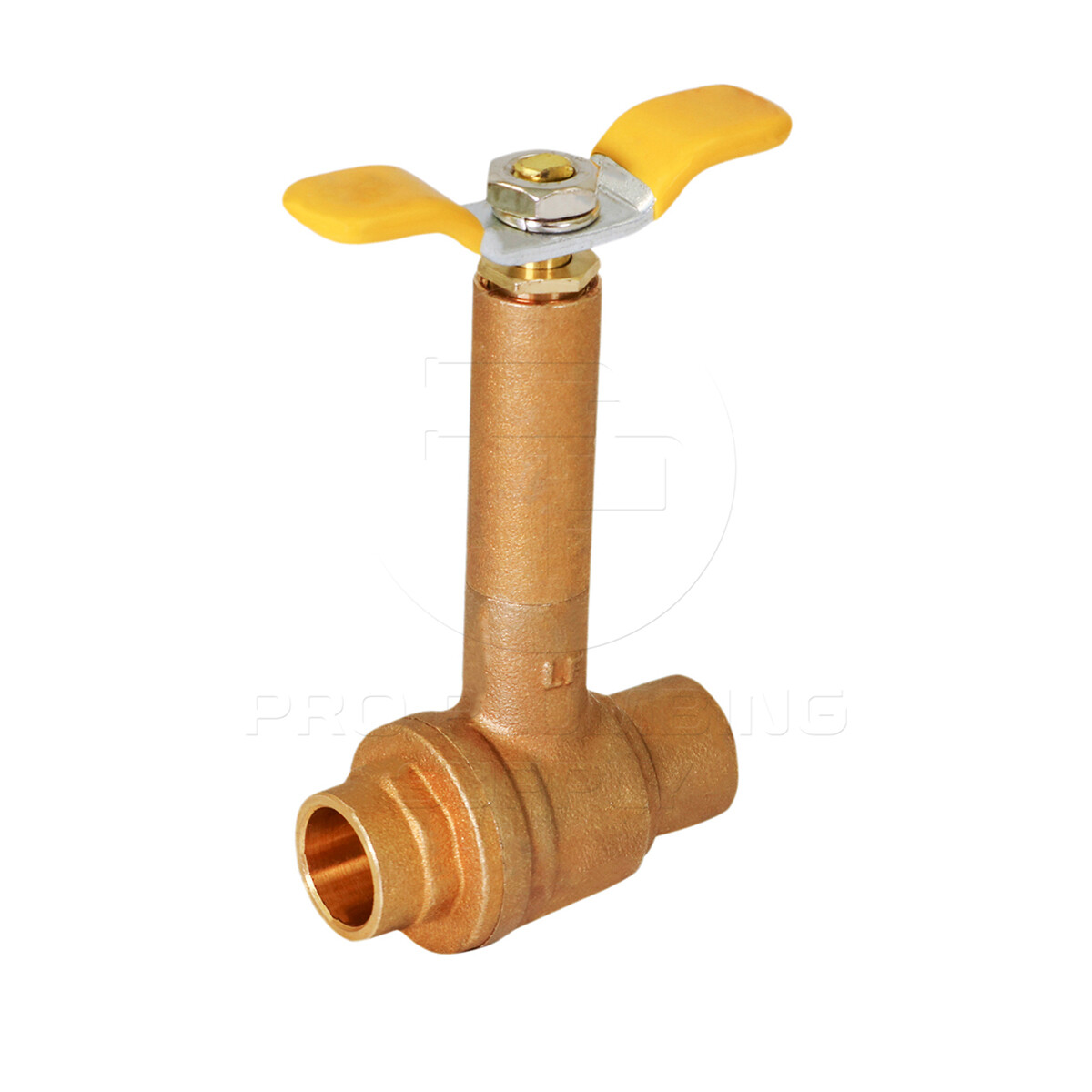Midline Valve Brass Ball Valve Long Bonnet with T-Handle 1/2 in-3/4 in USA Stock gallery