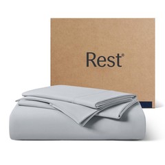 Rest Evercool+ King Sheet Set Light Gray 3Pc No Flat