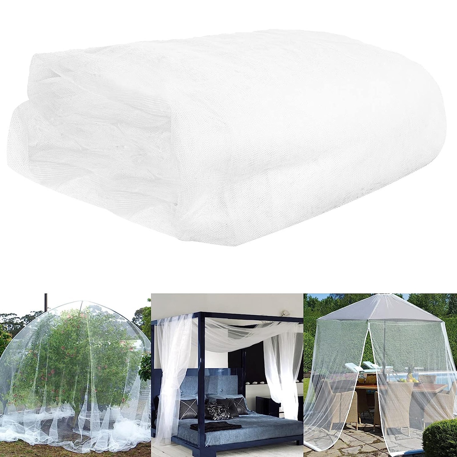 20~100ft Mosquito Garden Bug Insect Netting Barrier Bird Net Plant Protect Mesh gallery