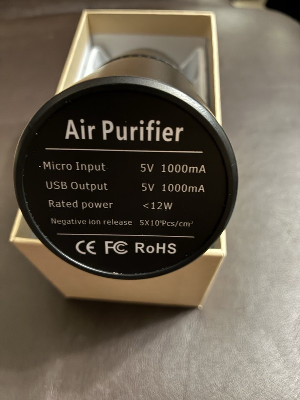 IONIC AIR PURIFIER 1611K MICRO INPUT 5V gallery