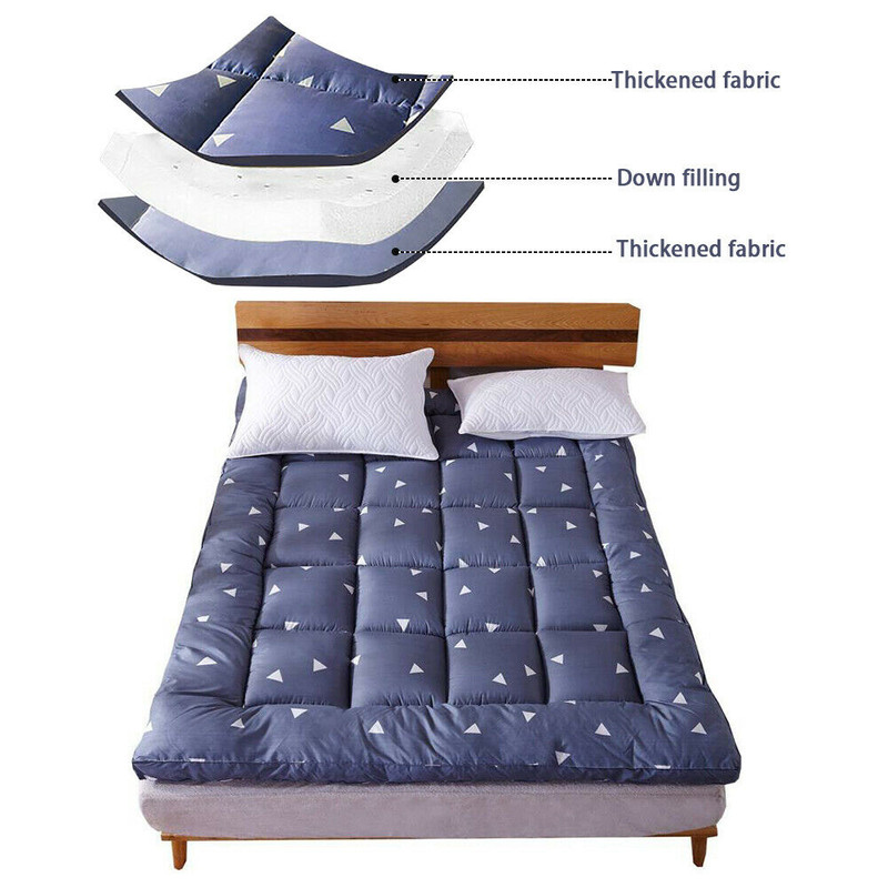 72D Mattress Pad Cover Topper Protector Pillow Top Fitted King Queen Full Twin gallery