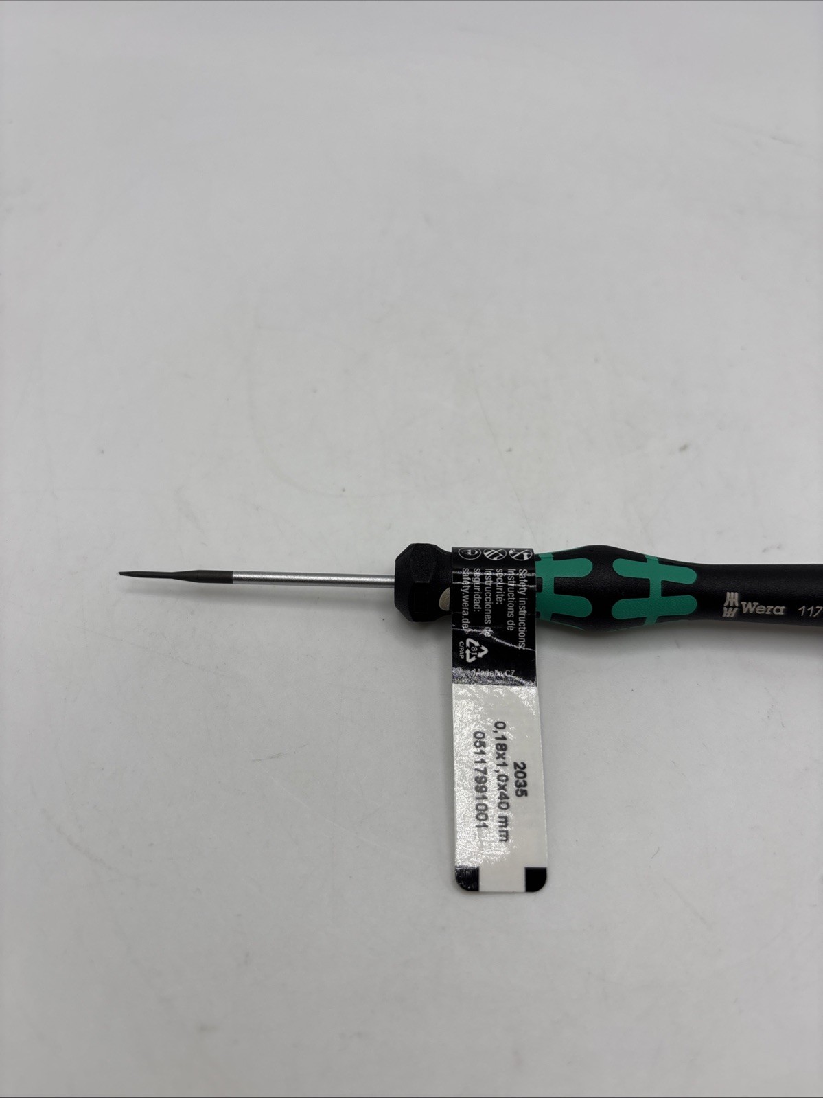 Wera 05117991001 2035 Micro Precision Slotted Screwdriver 1.0 x 40mm gallery