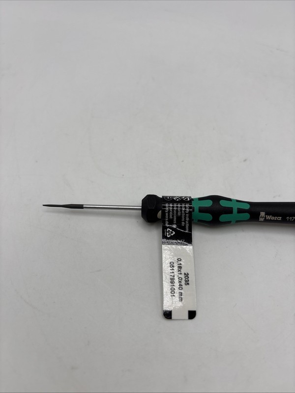 Wera 05117991001 2035 Micro Precision Slotted Screwdriver 1.0 x 40mm gallery