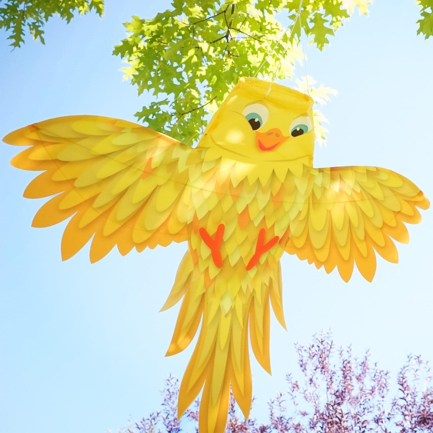 In the Breeze Yellow Bird Windsock #5274--24" Wide Colorfully Printed Windsock gallery