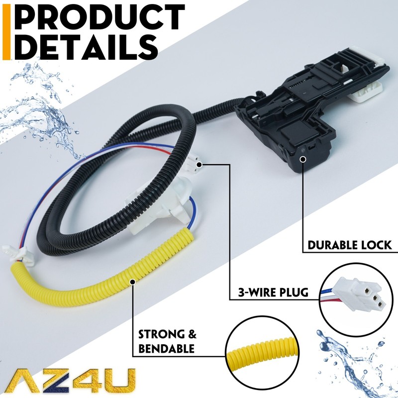 Lid Lock Switch Compatible with Whirlpool WTW4800BQ0 WTW4800BQ1 WET4027HW0 gallery