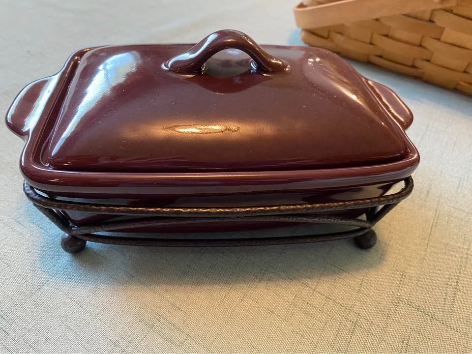 Oven Safe Small Baking Dish with Trivet gallery