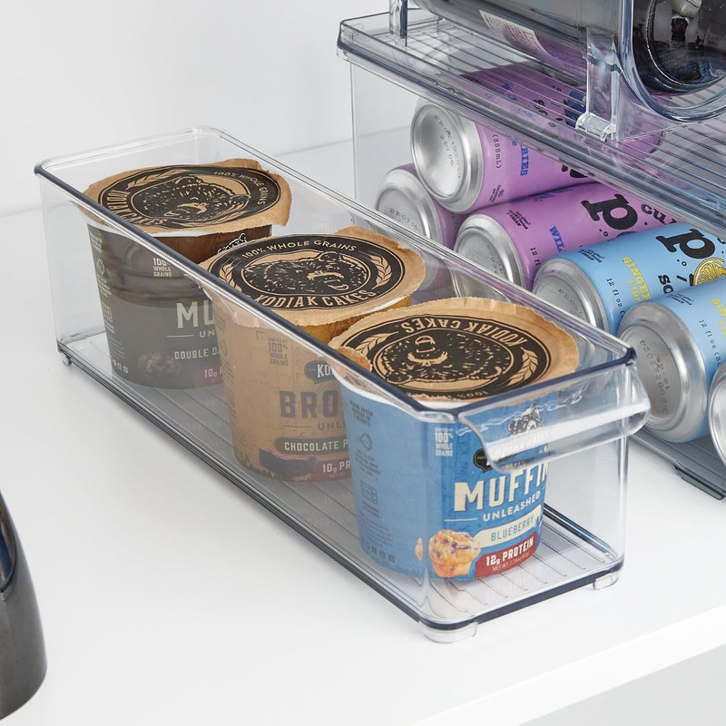 iDesign Stackable Fridge Storage Bin with Handle - Ideal for Fridge and Freezer, gallery