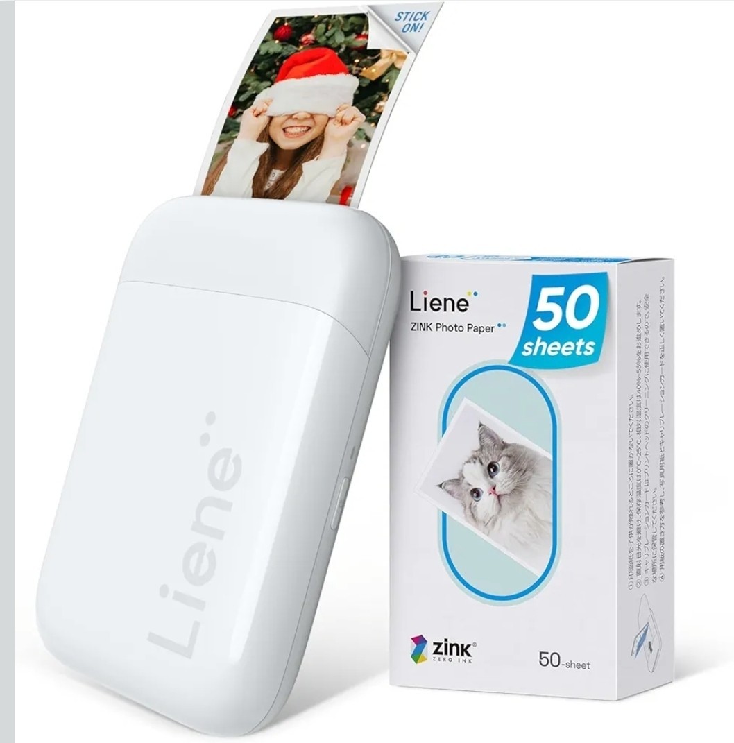 Liene 2x3” Photo Printer, Mini Instant Portable Color Mono Picture Printer Bu... gallery