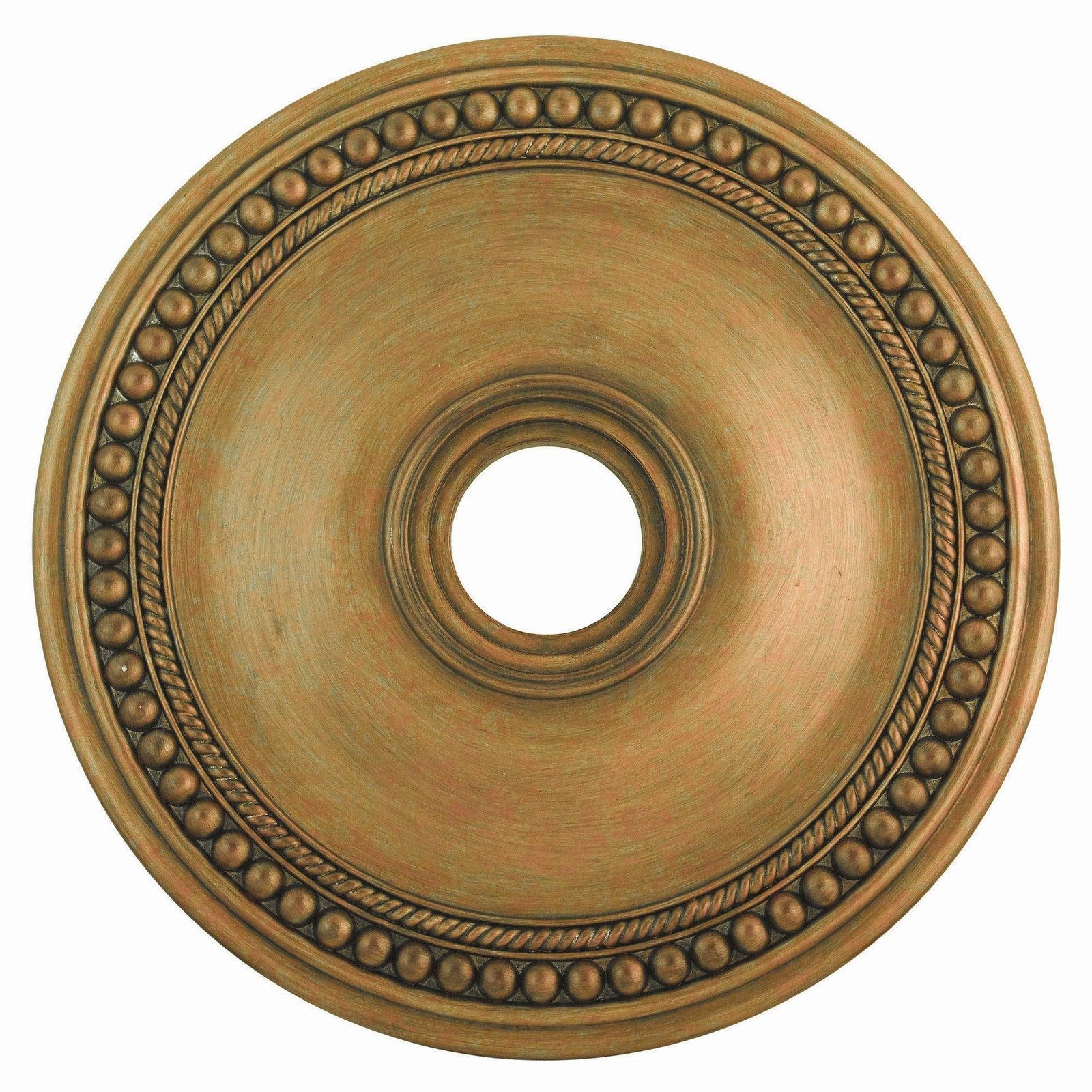 Wingate - Ceiling Medallion - 24 Inches wide by 2 Inches high-Antique Gold Leaf gallery
