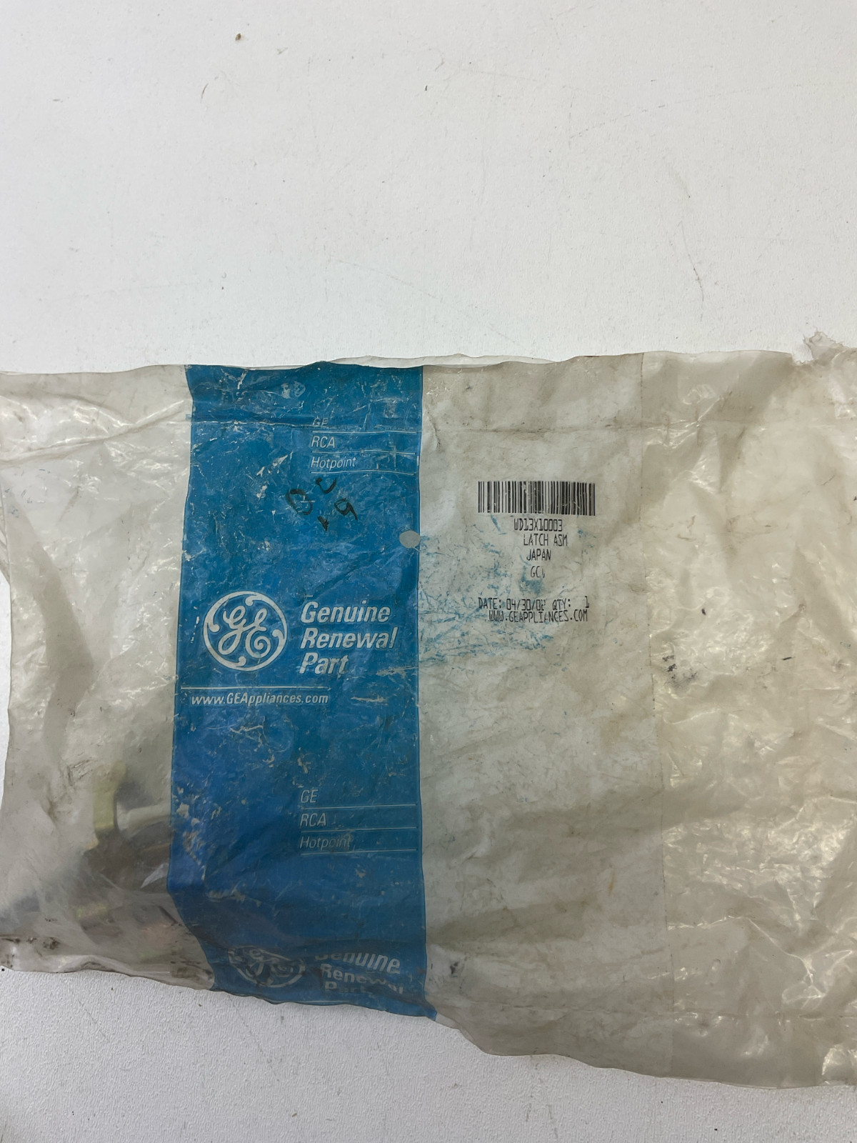 Genuine OEM General Electric WD13X10003 Dishwasher Door Latch Assembly gallery