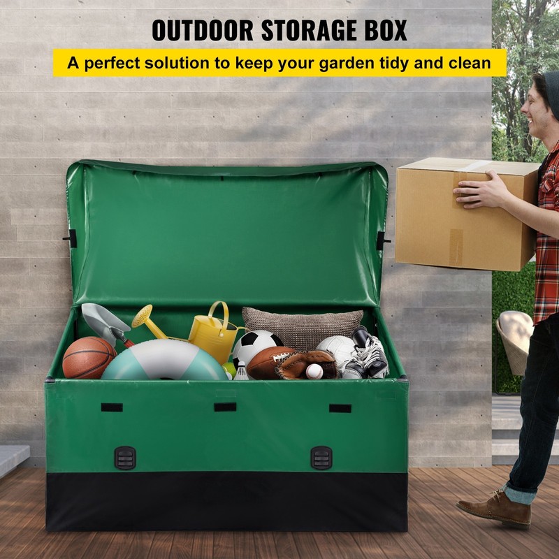 150Gal Waterproof Patio Storage Box Deck Box PE Tarpaulin gallery