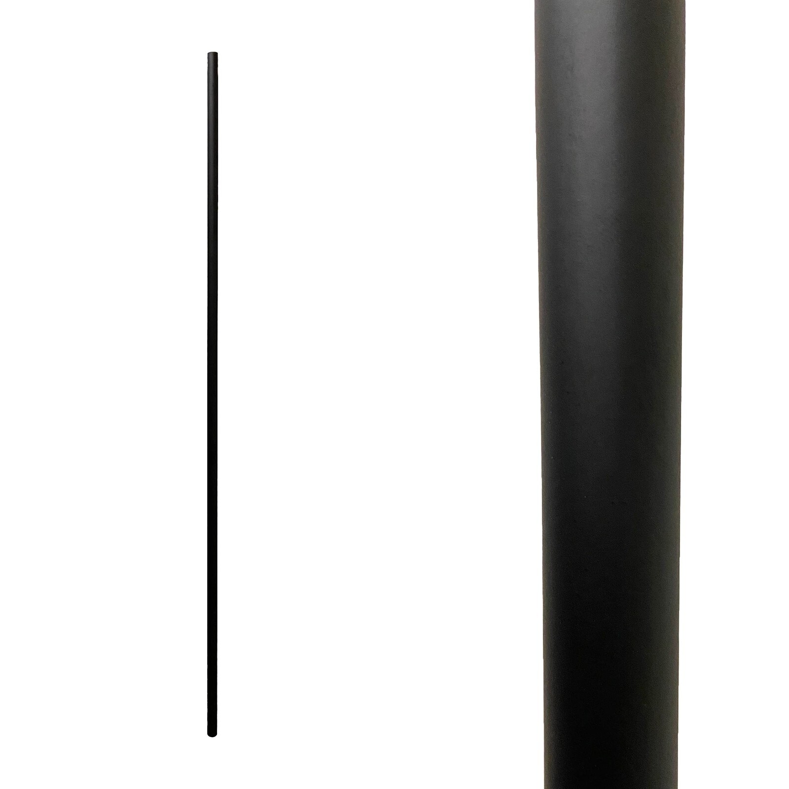 Iron Stair Balusters 5/8" Heavy Duty Round X 44" Long, Classic, Hollow, Black Po gallery