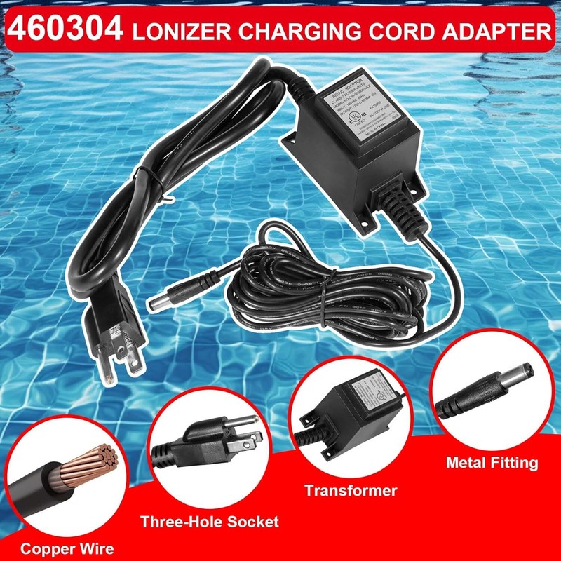 4CH4002R Power Ionizer Pool Replacement Chamber & 460304 Ionizer Transformer kit gallery