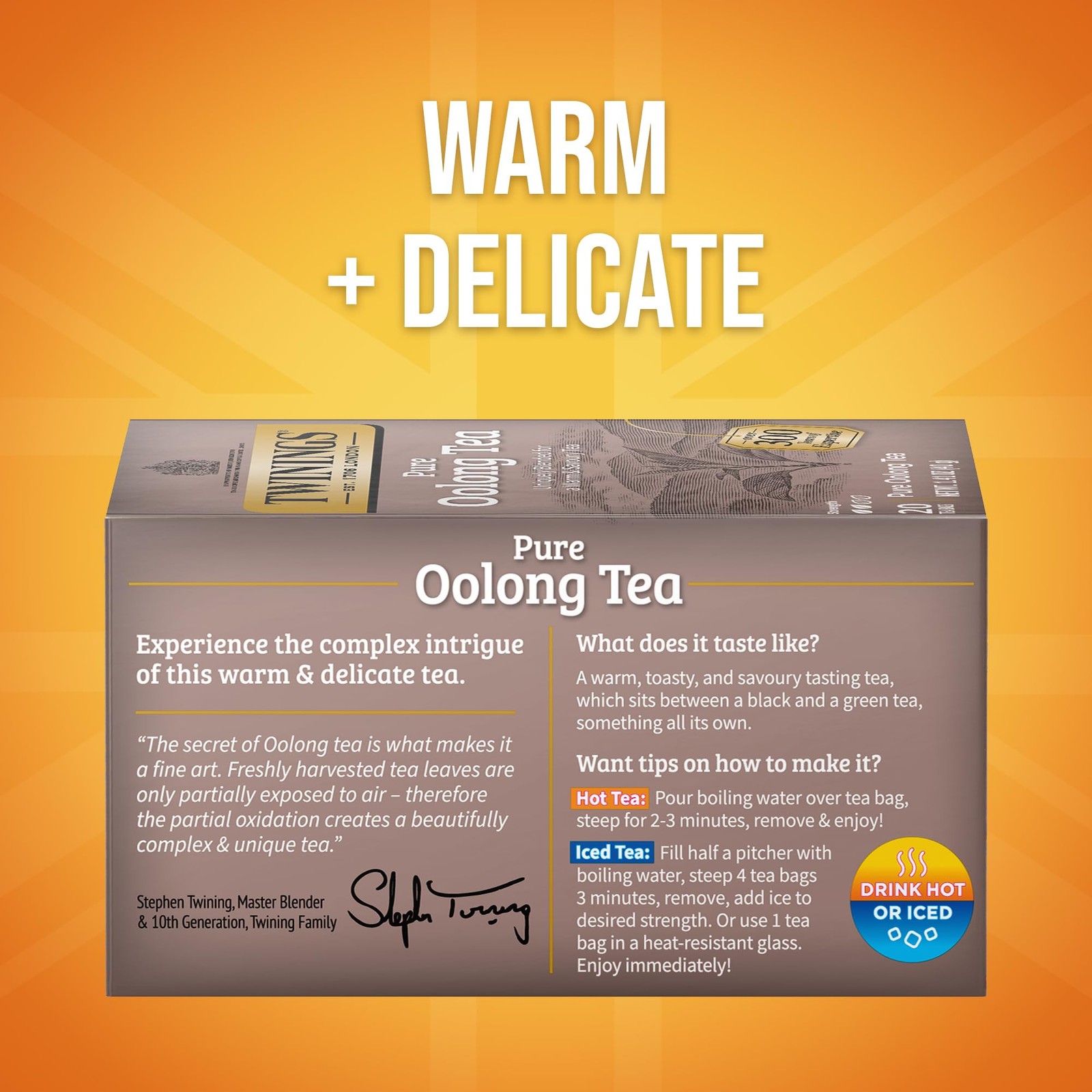 Twinings Pure Oolong Tea Individually Wrapped Bags, 20 20 Count (Pack of 1) gallery