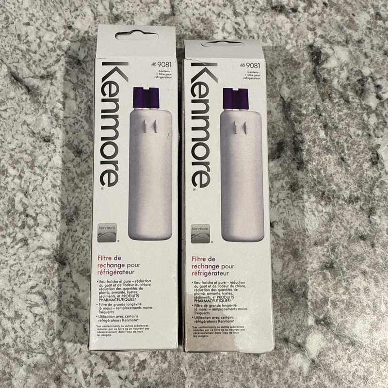 2 Genuine Kenmore 9081 Replacement Refrigerator Water Filter 46-9081 gallery