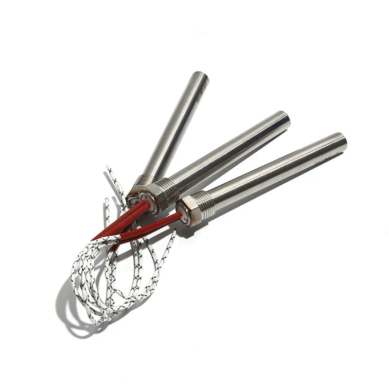 Electric Cartridge Heating Element Stainless Steel Tube NPT Thread 110/220V/380V gallery