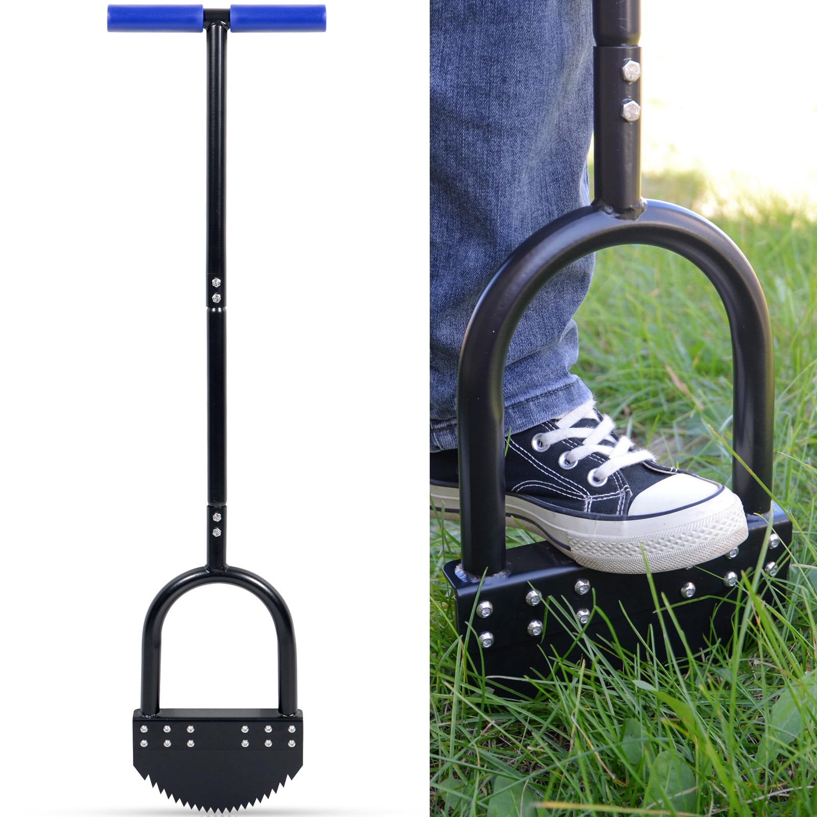 Edger Lawn Tool 41in Border Edger With Spring Steel Blade Long Rubber Handle Wid gallery