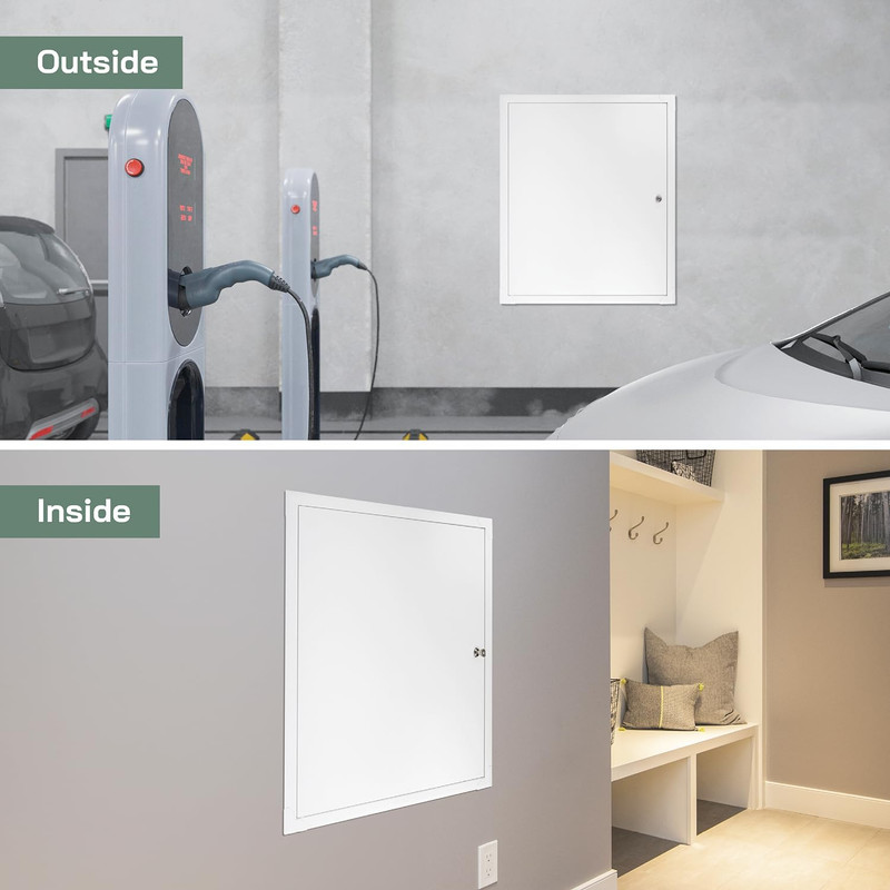Lockable Access Panel for Drywall 20 X 24 Inch - Wall Hole Cover - Metal Access gallery