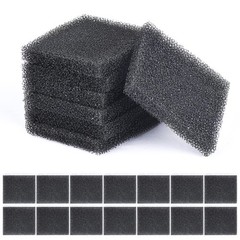 21 Pack Black Pump Filter Sponge Replacement Hydroponic Garden Foam Filters
