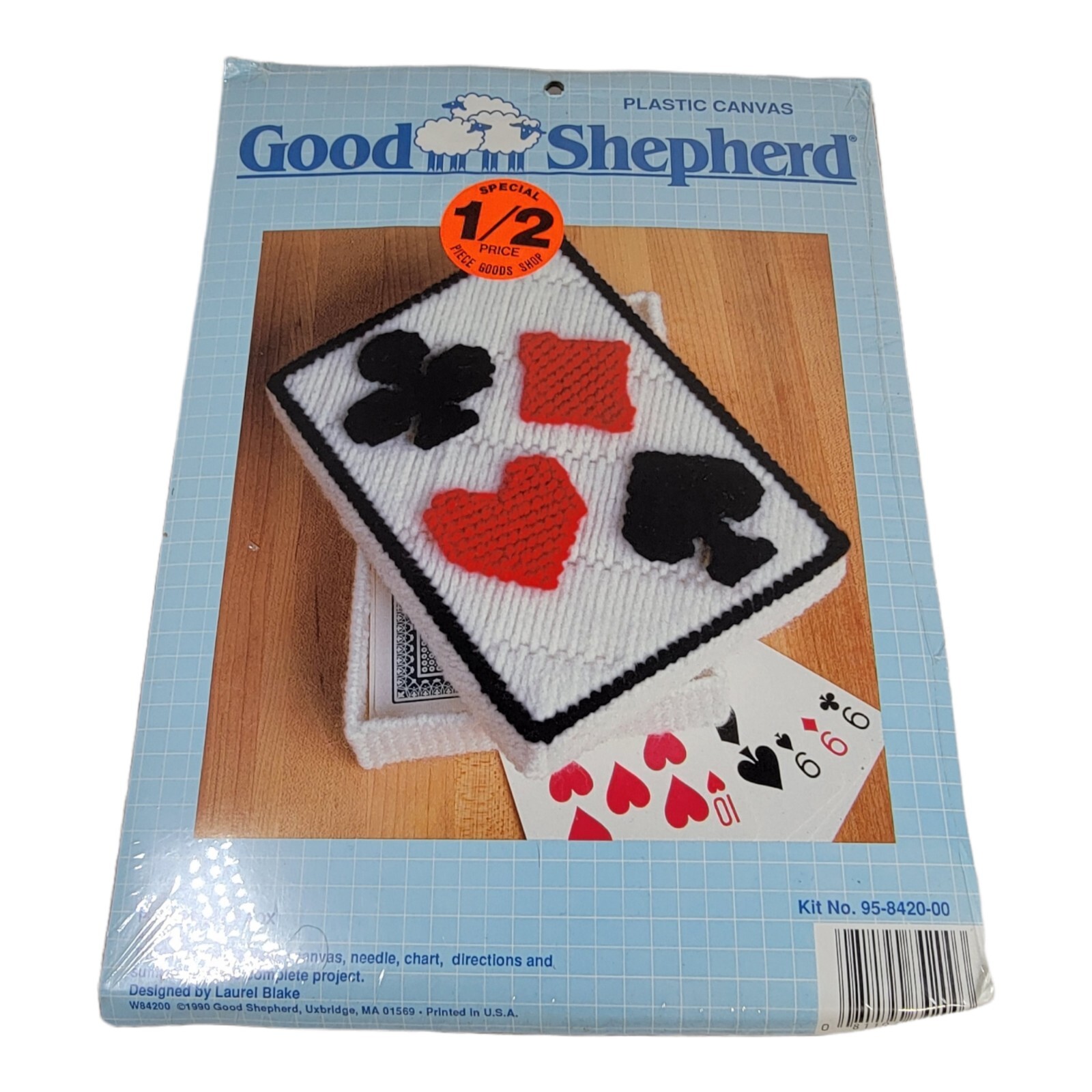 Kit For Handmade Plastic Canvas Yarn Playing Card Suits home bar Craft Crewel gallery