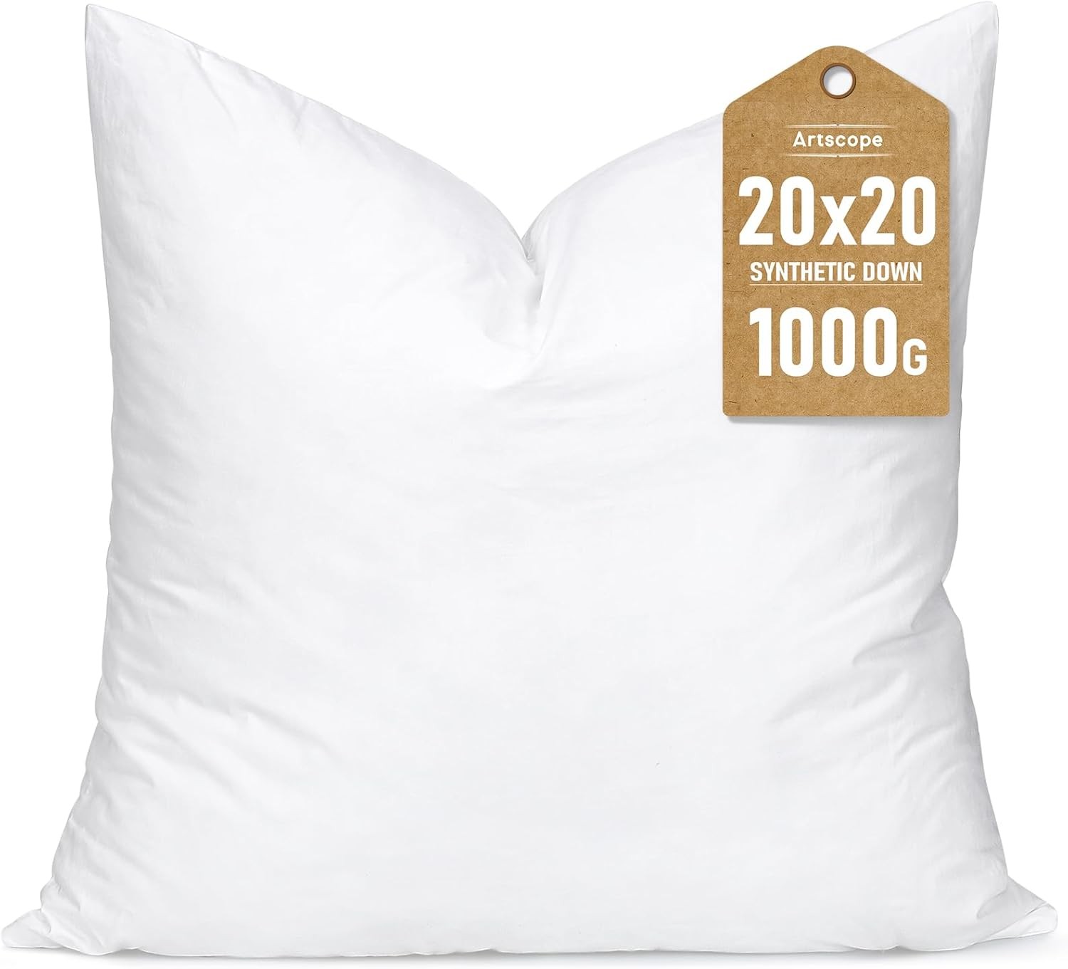 Synthetic Down Pillow Insert, 20x20 Down Alternative Throw Pillow Insert. Ultra gallery