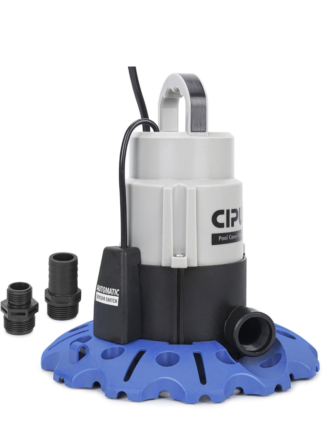 CIPU 1/3HP Pool Cover Drain Water Pump with Automatic Sensor Switch 2520GPH High gallery