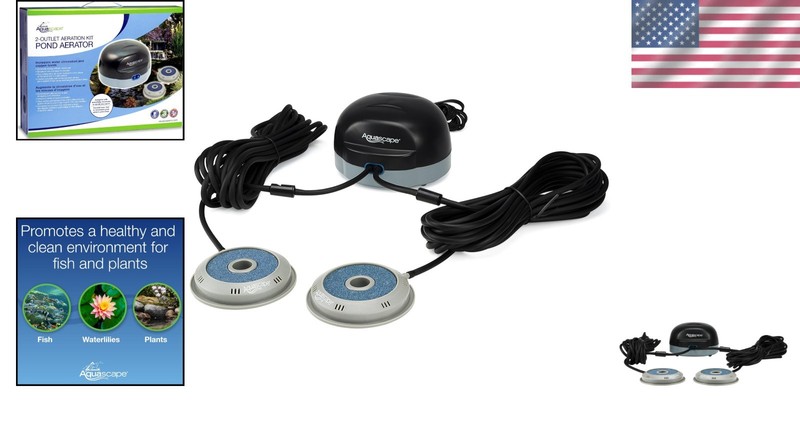 Energy-Efficient Pond Aerator - 2-Outlet Kit gallery