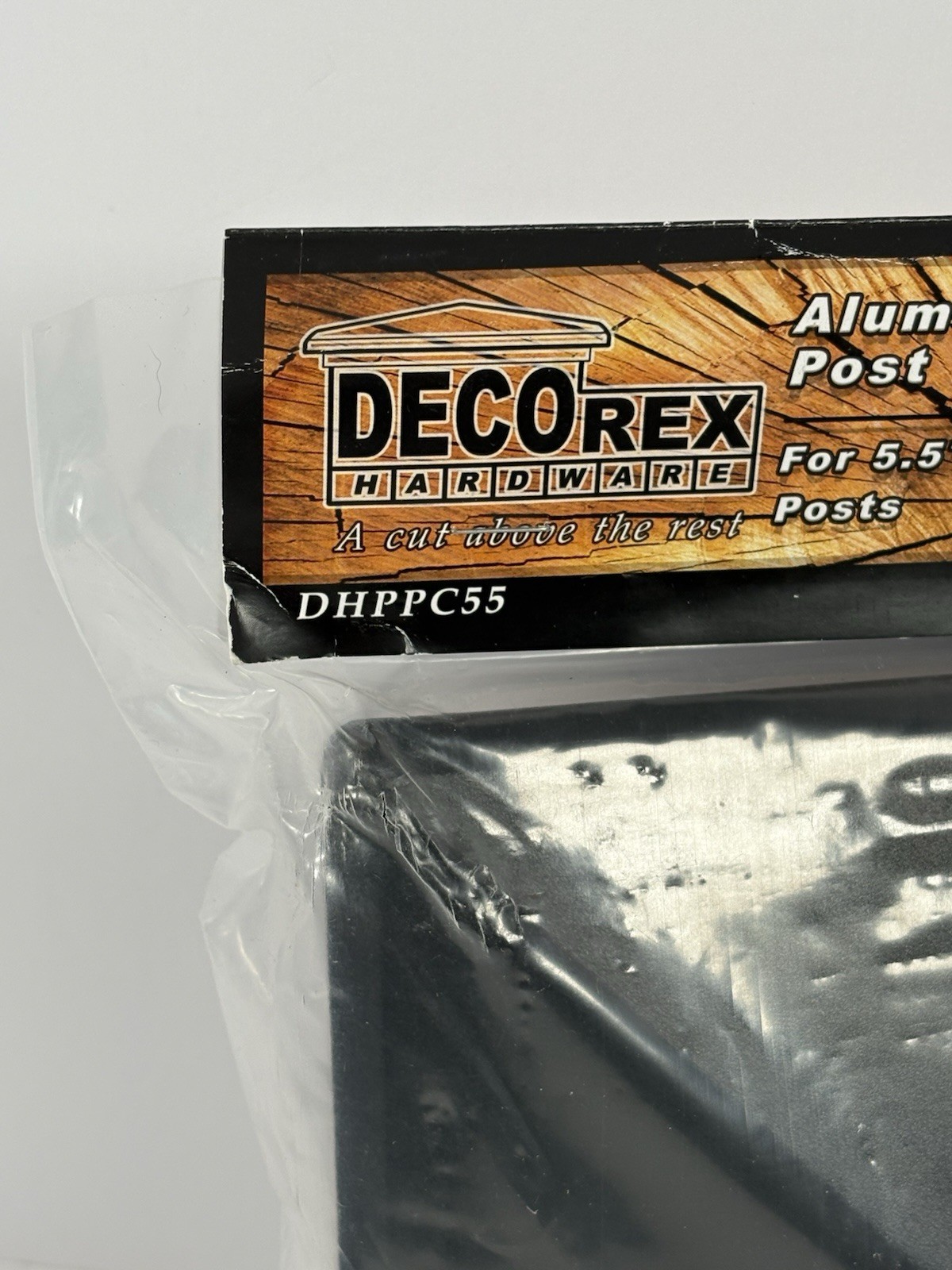 DecoRex Heavy Duty ALuminum Pyramid Post Cap For Woods Black DHPPC55 gallery