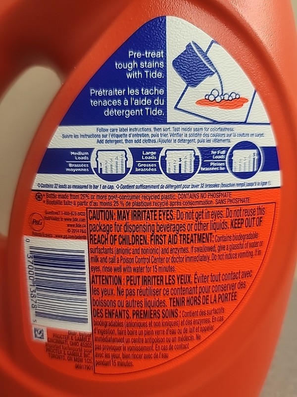 Tide Liquid Laundry Detergent, Original Scent, 32 Loads, 50 Fl Oz New gallery