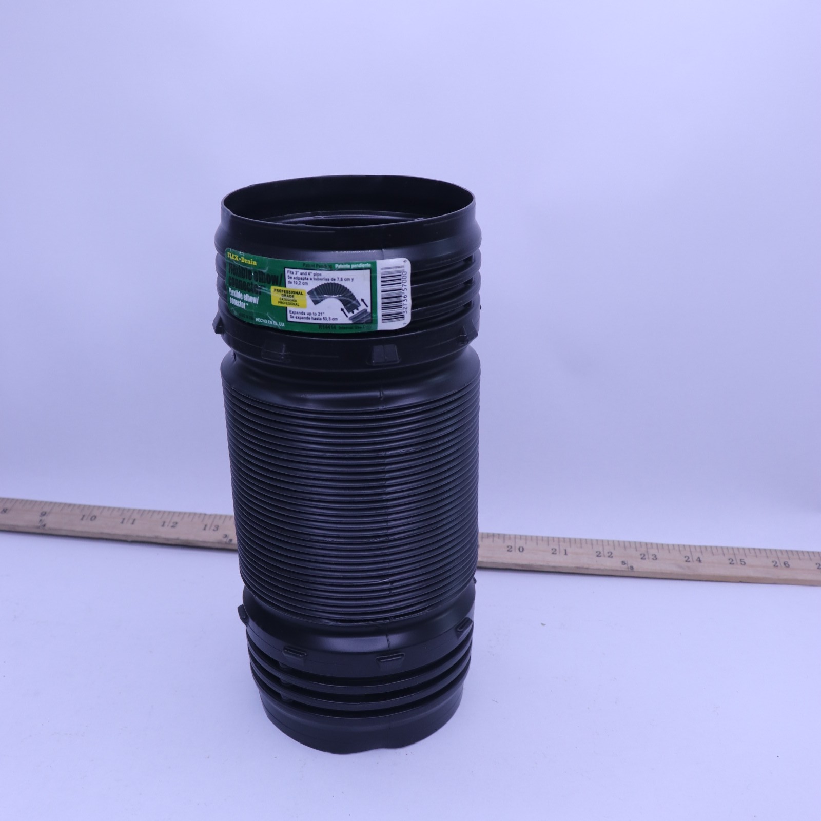 Flex-Drain Connector Drainpipe Adapter Polyvinyl Chloride Up To 21" gallery