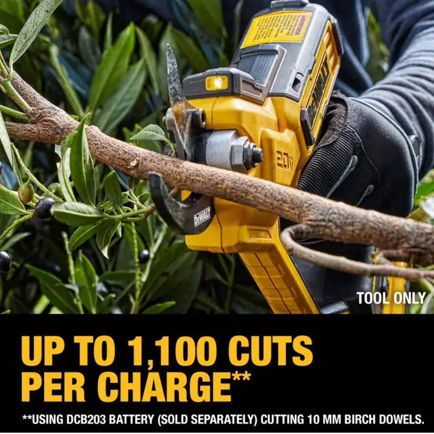 DEWALT Cordless Battery Powered Pruner (Tool Only) DCPR320B 20V MAX Brand New gallery