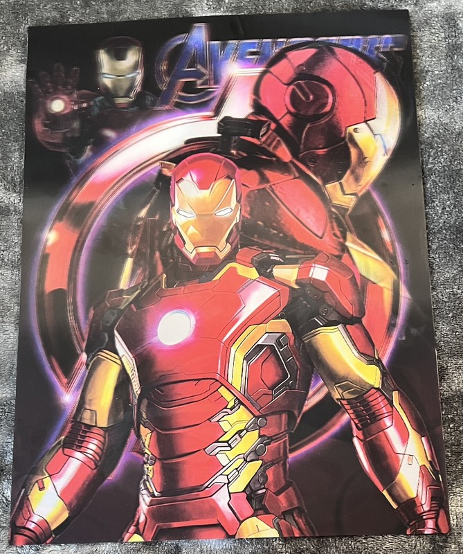 Marvel,Spider Man,Iron Man,captain America-3D Poster,3 images In One, 3D Effect gallery