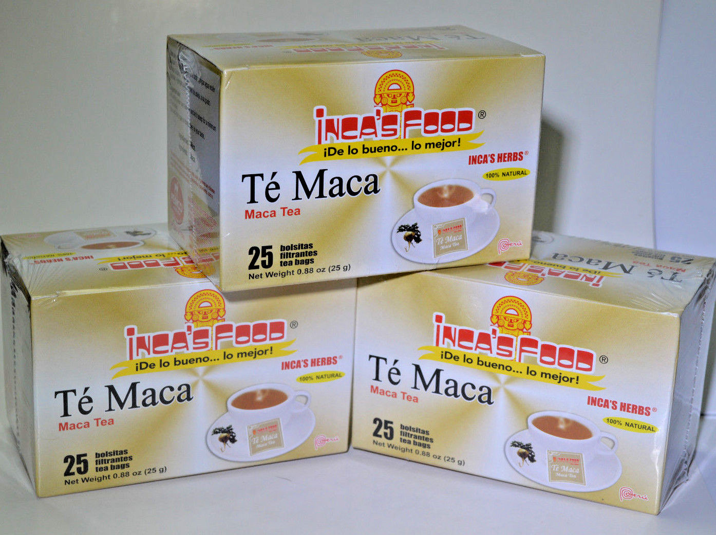 Inca's Food Peruvian Te Maca 25 Tea Bags /Infusion Maca from Peru 100% Natural gallery