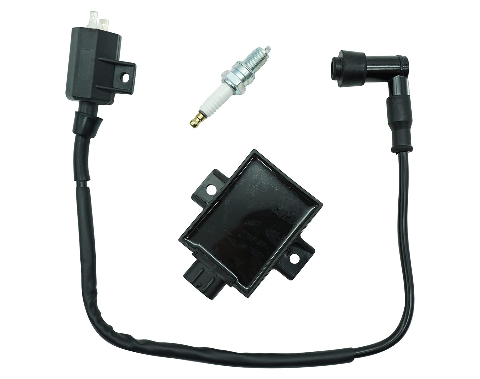 M MATI Ignition Coil & Spark Plug & CDI for Kawasaki Bayou 220 KLF220 1996200... gallery