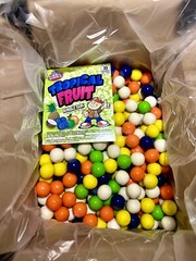 Double Bubble Gumballs One Inch Candy Bulk 1LB 2LB 3LB 4LB 5LB Tropical Fruit