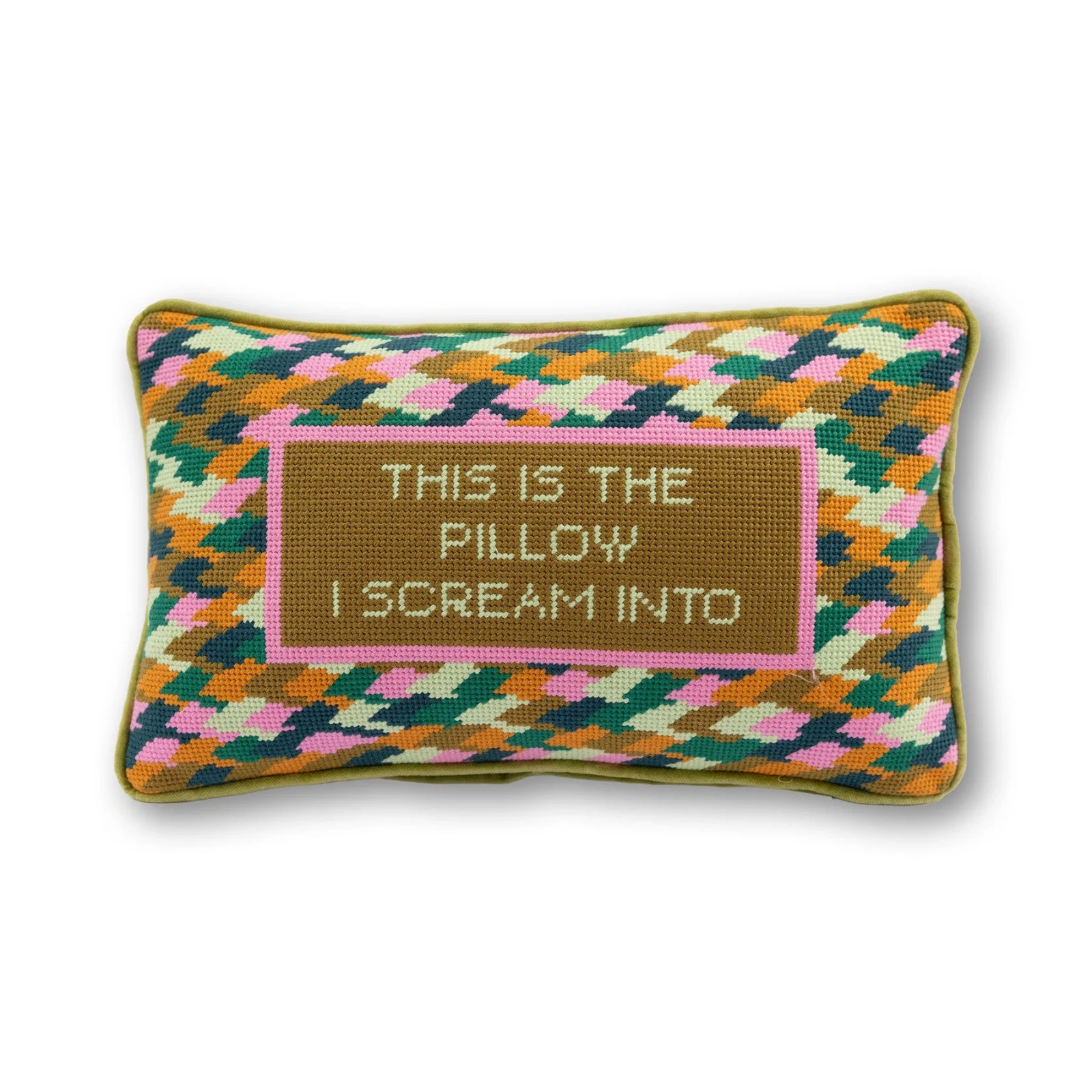 Furbish - Scream 9" x 15" Needlepoint Pillow - FP-223 gallery