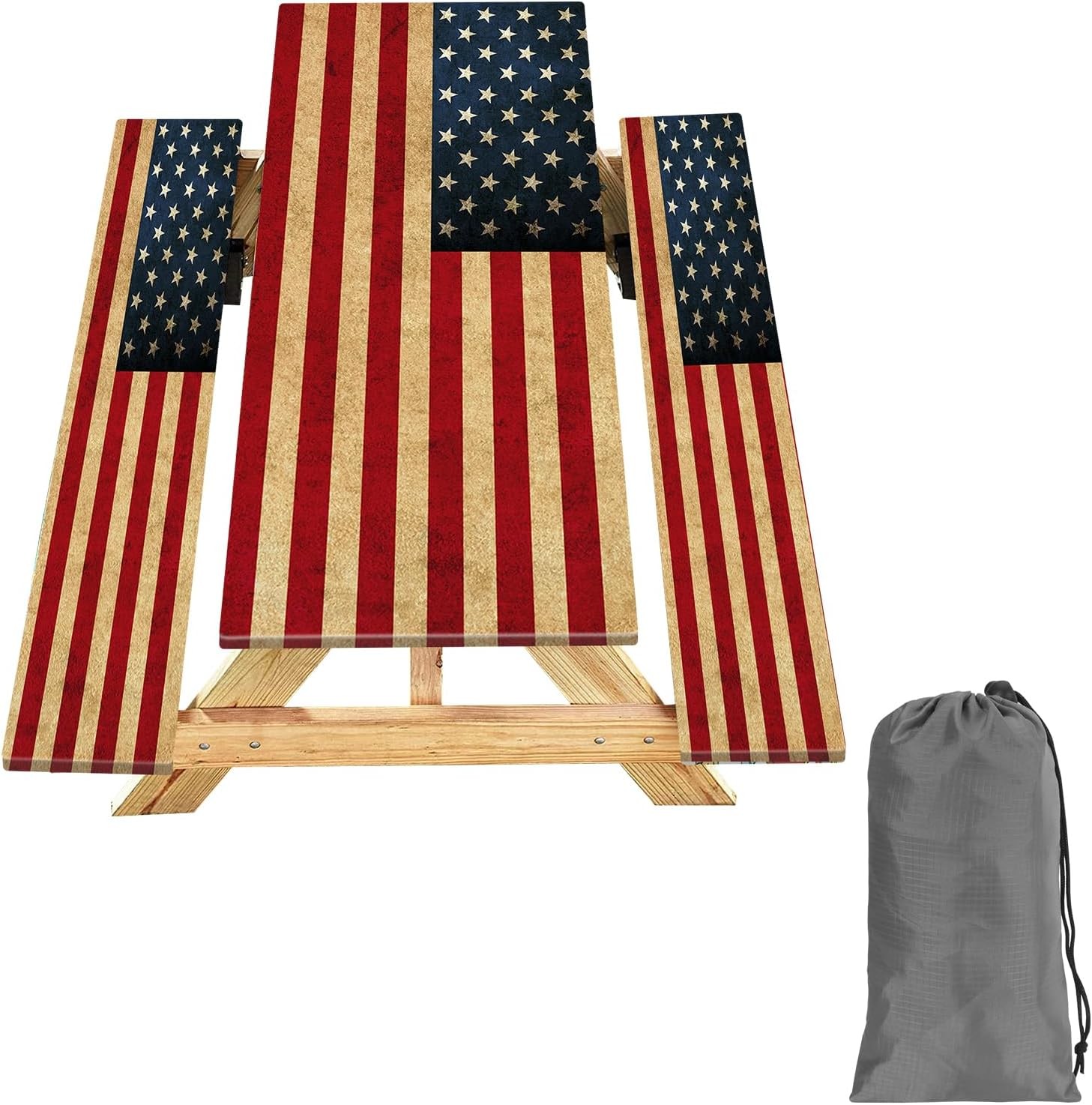 Picnic Table Cover with Bench Covers 6FT 3PCS Camping Essentials Waterproof 72" gallery