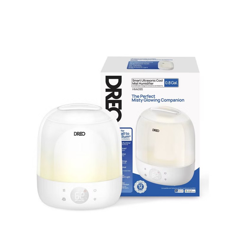 DREO Smart Humidifier with Customizable RGB Light, Top Fill, Ultra Quiet 28dB gallery