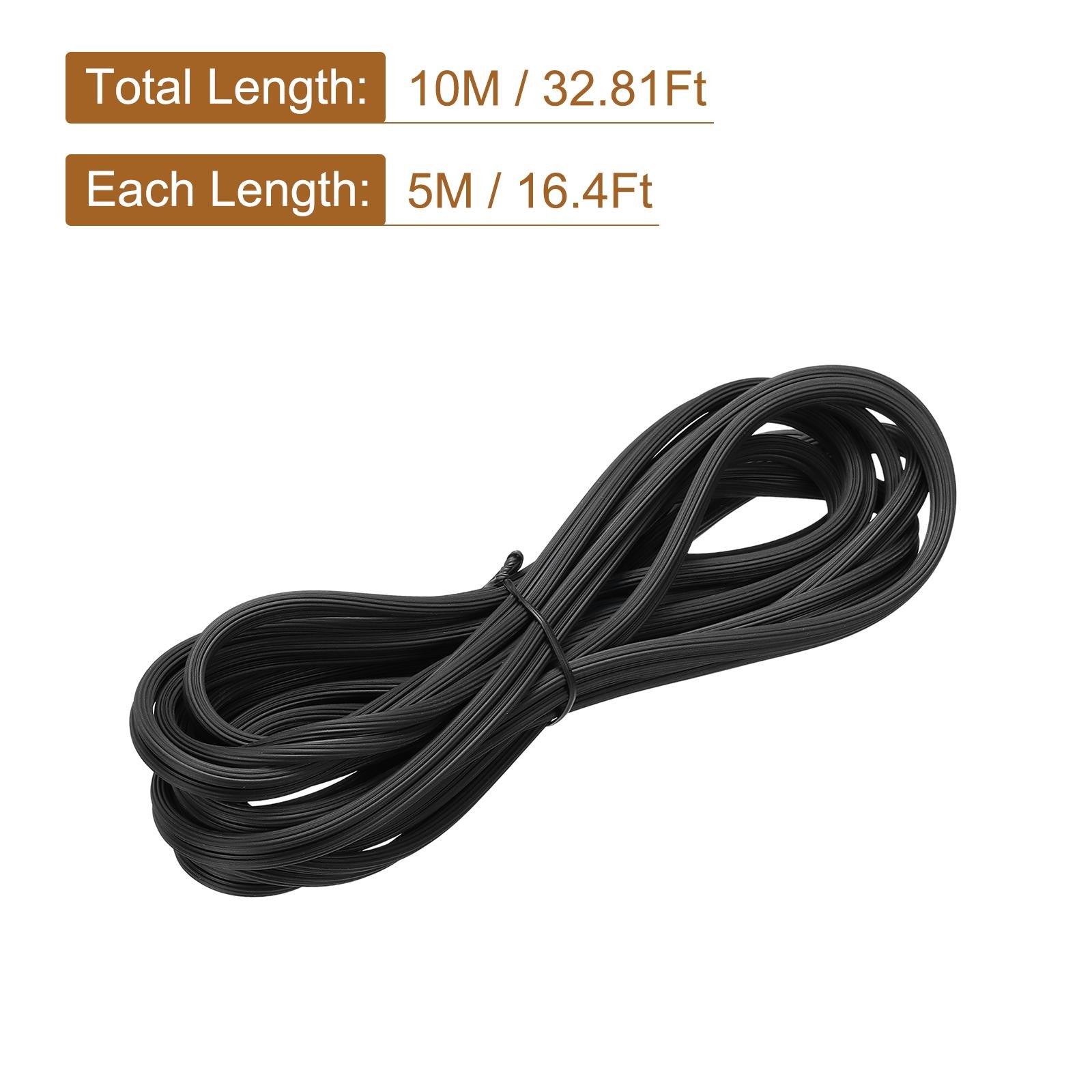 Screen Spline, 10M/32.81Ft Rubber Window Sealing Strip, 4.5mm OD Black gallery