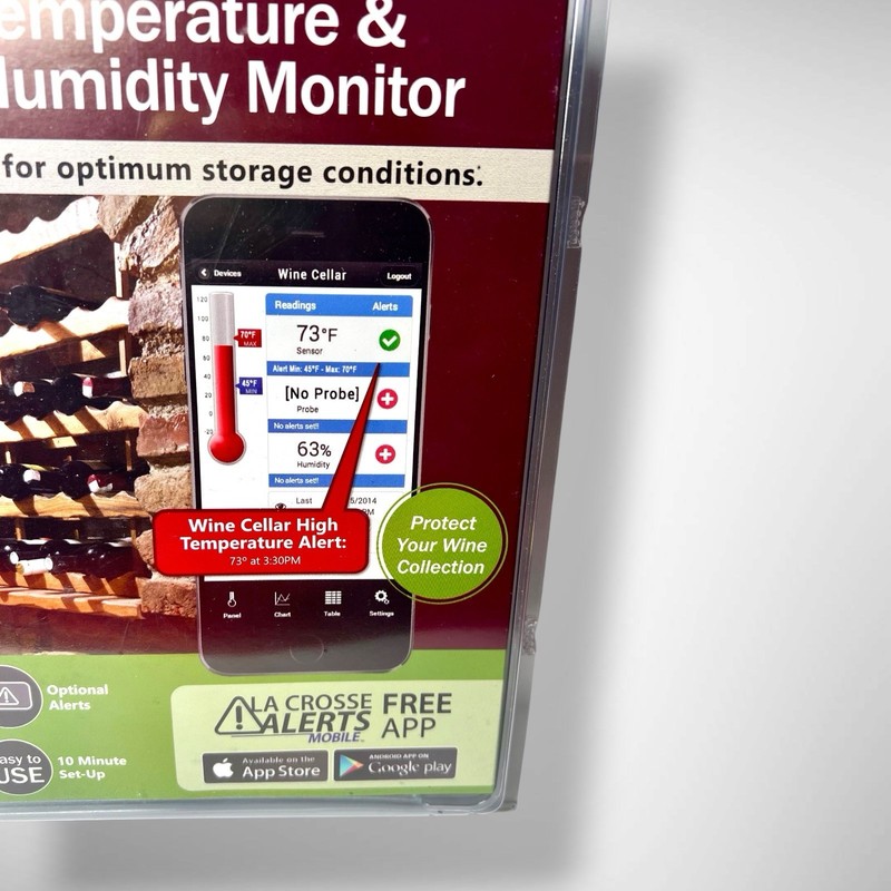Lacrosse Alerts Wireless Remote Temperature & Humidity Monitor 926-25100-WI gallery