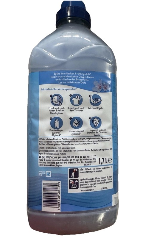 LENOR SPRING AWAKENING Laundry Liquid Fabric Softener Bottle 1,7Le (68 Load)1pk gallery