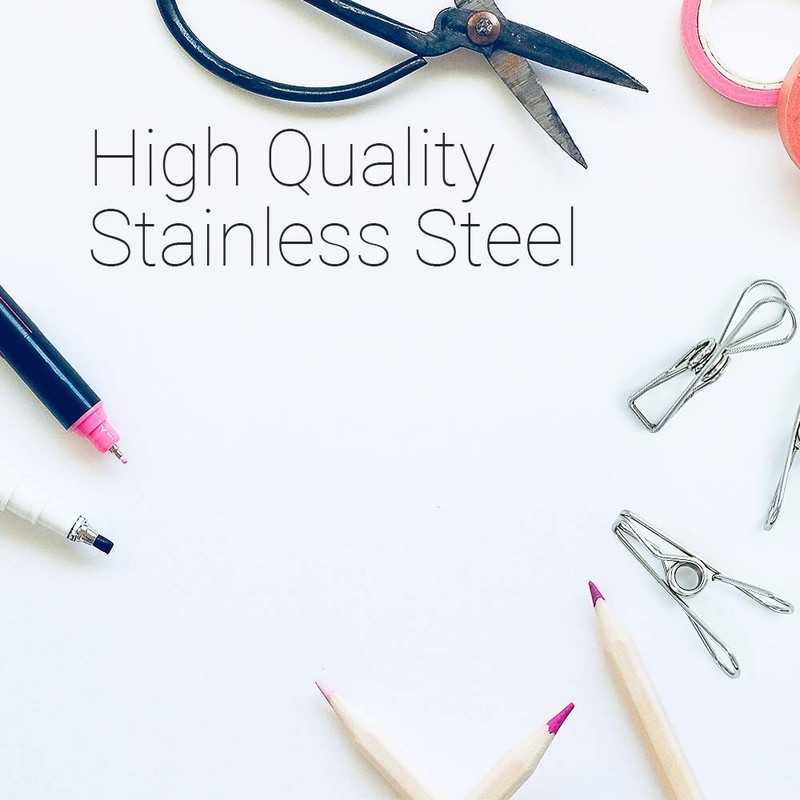 40 Pack Extra Large Clothes Pins Heavy Duty, Stainless Steel Clothes Pin gallery