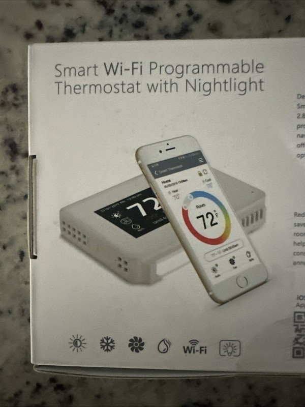 NIP VINE TJ-225 SMART Wi-Fi PROGRAMMABLE THERMOSTAT NEW gallery